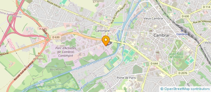 localisation de l'entreprise LEON BRACQ ET COMPAGNIE  CAMBRAI