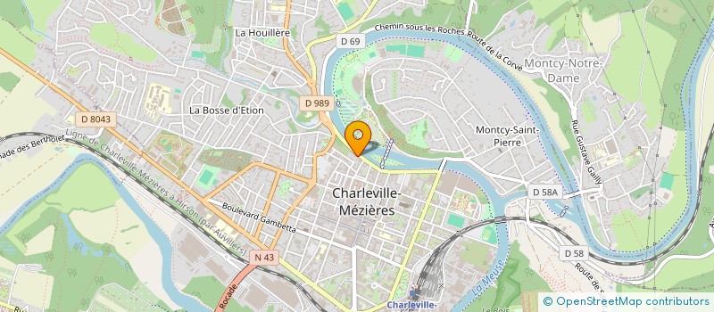 localisation de l'entreprise LEON CHARLES à CHARLEVILLE-MEZIERES