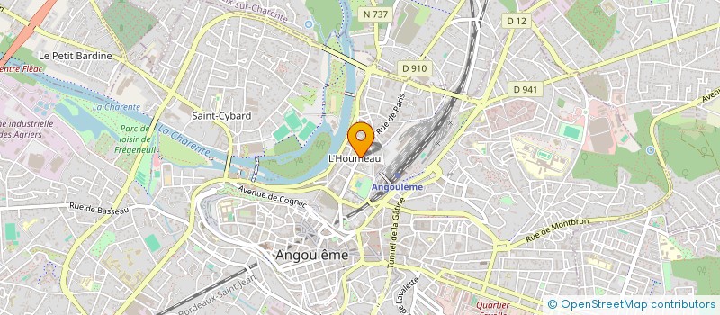 localisation de l'entreprise LEON CONSULTANT à ANGOULEME