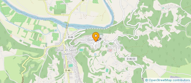 localisation de l'entreprise LEON DE MARCILHAC  DOMME