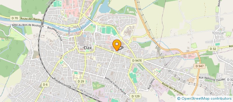 localisation de l'entreprise LEON DES LANDES  DAX