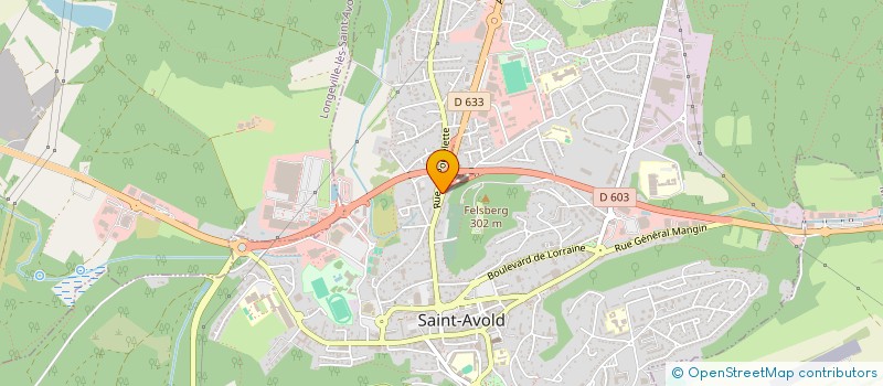 localisation de l'entreprise LEON ET ROSALIE  SAINT-AVOLD