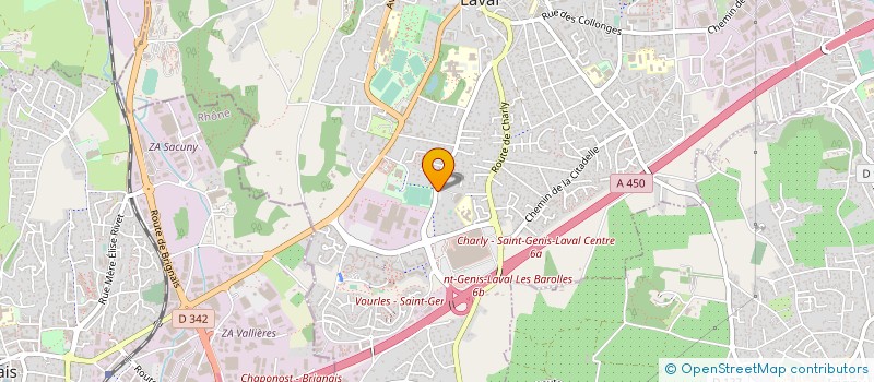 localisation de l'entreprise LEON FARGUES  SAINT-GENIS-LAVAL