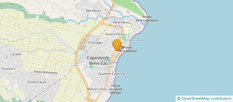 localisation de l'entreprise LEON FORMATION à CAPESTERRE-BELLE-EAU
