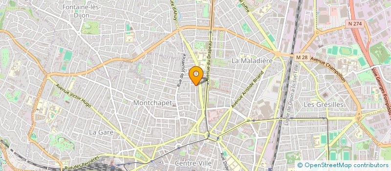 localisation de l'entreprise LEON GROUP à DIJON