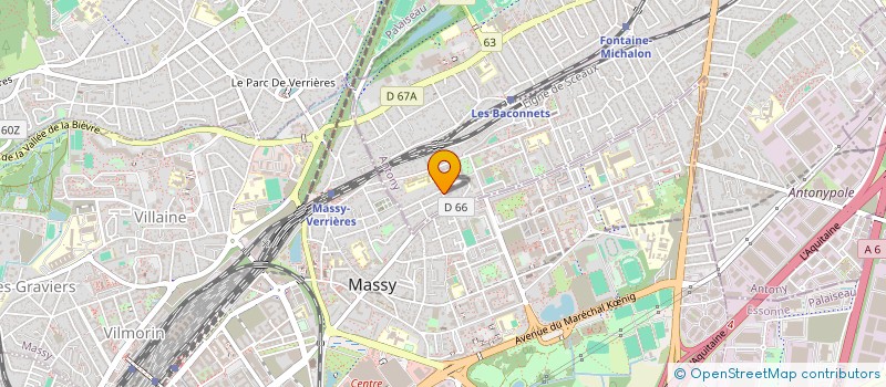 localisation de l'entreprise LEON INVEST à ANTONY