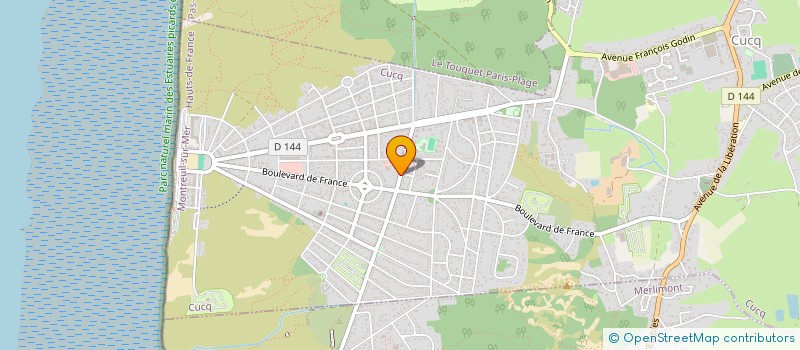 localisation de l'entreprise LEON IV  CUCQ