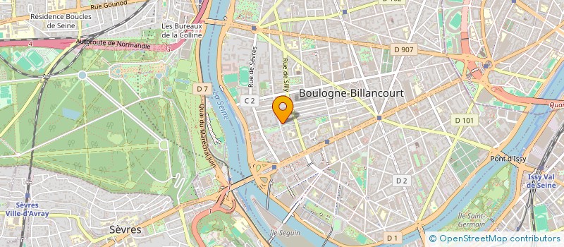 localisation de l'entreprise LEON-JACK à BOULOGNE-BILLANCOURT