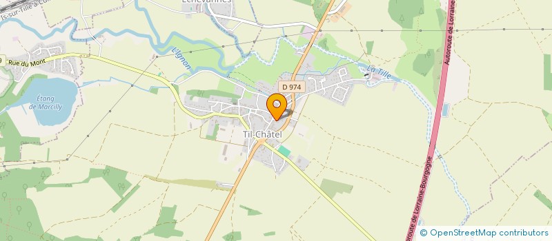 localisation de l'entreprise LEON & LEONTINE  TIL-CHATEL