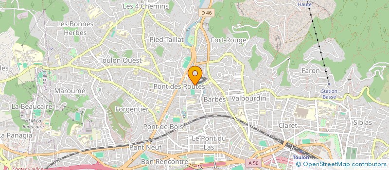 localisation de l'entreprise LEON PIERRE ET REFIEVNA CHRISTIAN  TOULON