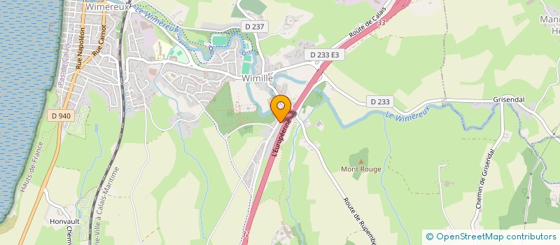 localisation de l'entreprise LEON SERGENT  WIMILLE