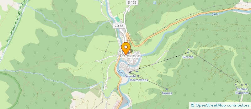 localisation de l'entreprise LEON SPORTS à AUSSOIS