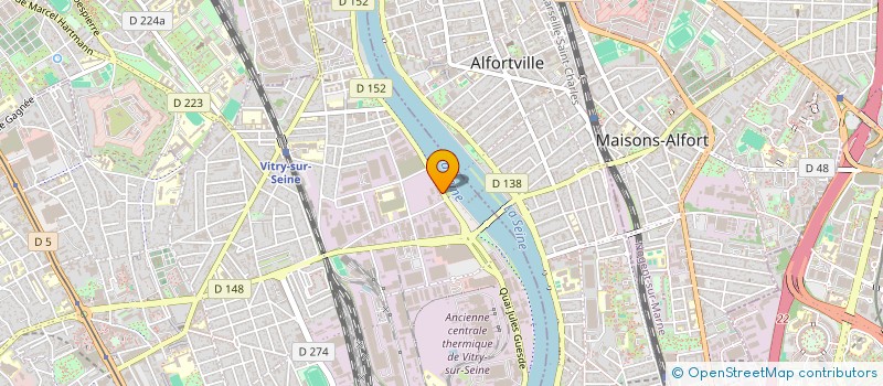 localisation de l'entreprise LEON WEIL PARIS  VITRY-SUR-SEINE