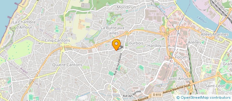 localisation de l'entreprise LEON YVES ET MICHEL ROUILLARD JACQUES  ANGLET