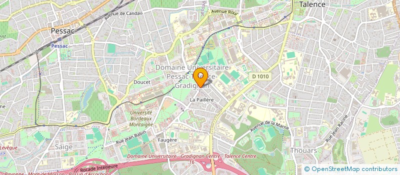 localisation de l'entreprise LEONA 11  PESSAC