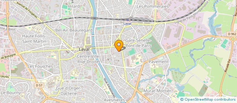 localisation de l'entreprise LEONAC  LAVAL