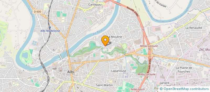localisation de l'entreprise LEONAI à ALBI