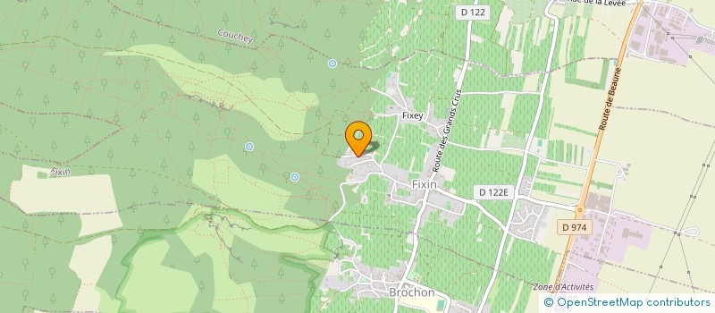 localisation de l'entreprise LEONARD  FIXIN