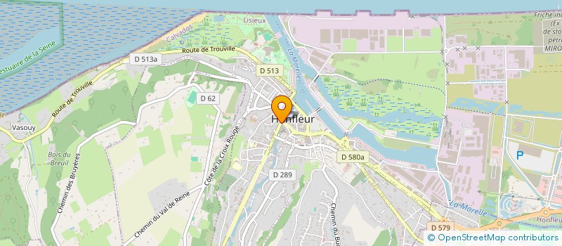 localisation de l'entreprise LEONARD à HONFLEUR