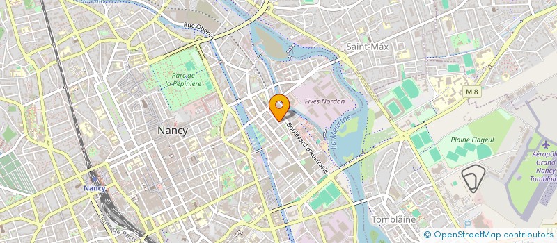 localisation de l'entreprise LEONARD à NANCY