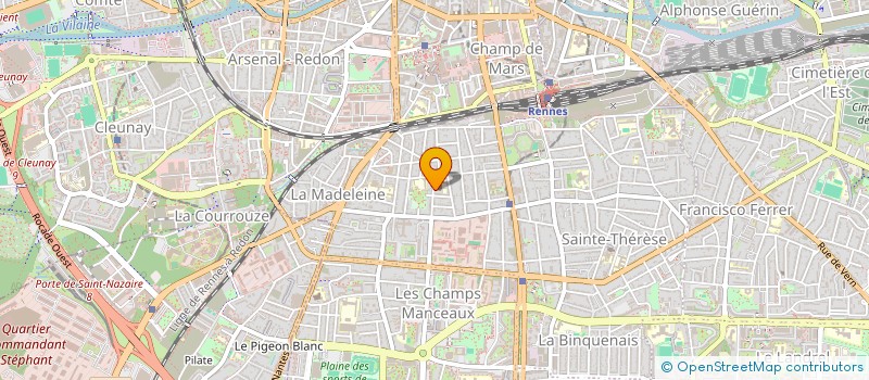 localisation de l'entreprise LEONARD  RENNES