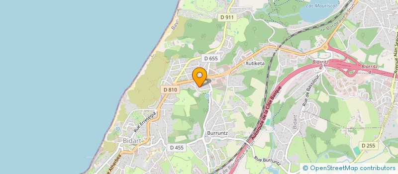 localisation de l'entreprise LEONARD  LABOUHEYRE