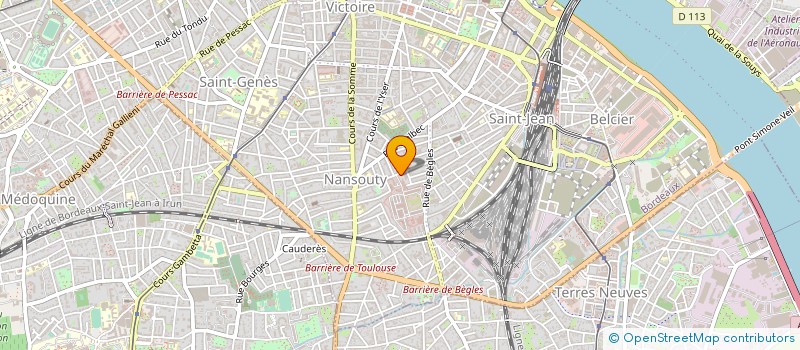 localisation de l'entreprise LEONARD BATIMENT à BORDEAUX