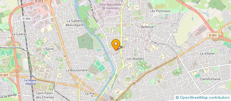 localisation de l'entreprise LEONARD CONSULTING 72 à COULAINES