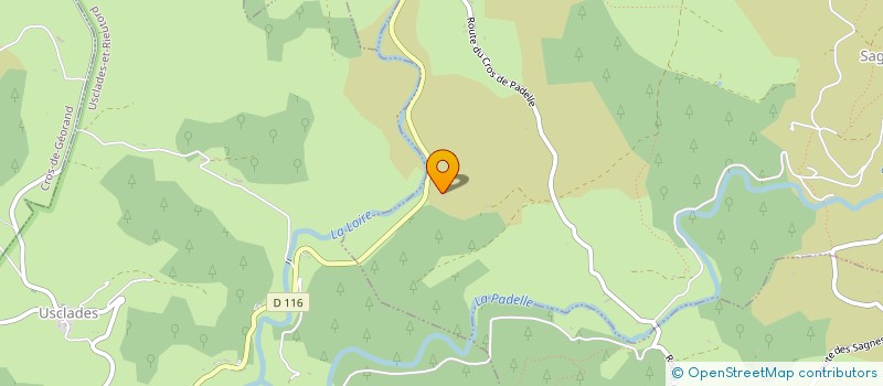 localisation de l'entreprise LEONARD DEVELOPPEMENT  SAGNES-ET-GOUDOULET