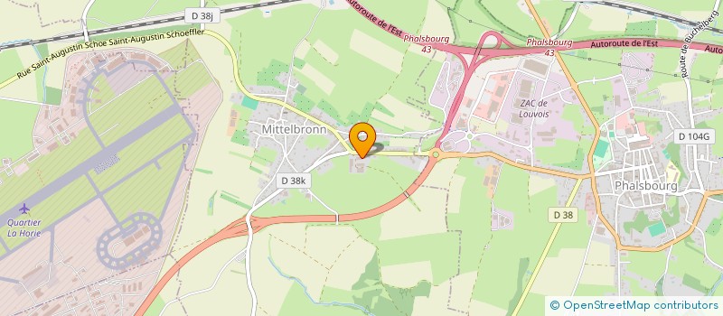 localisation de l'entreprise LEONARD ENERGIE  MITTELBRONN