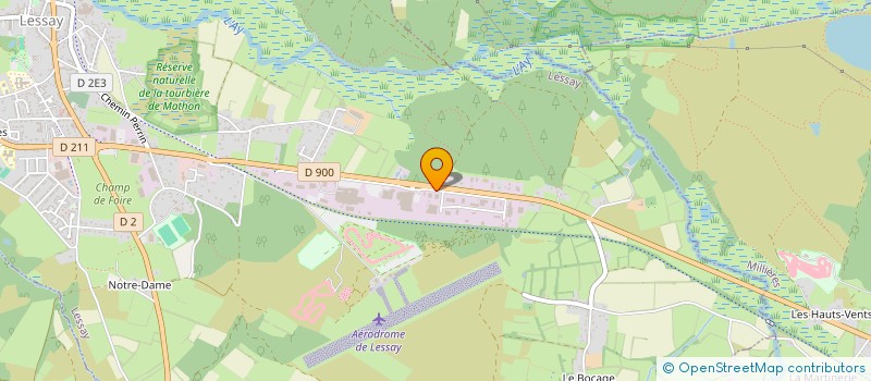 localisation de l'entreprise LEONARD NOTAIRE  LESSAY