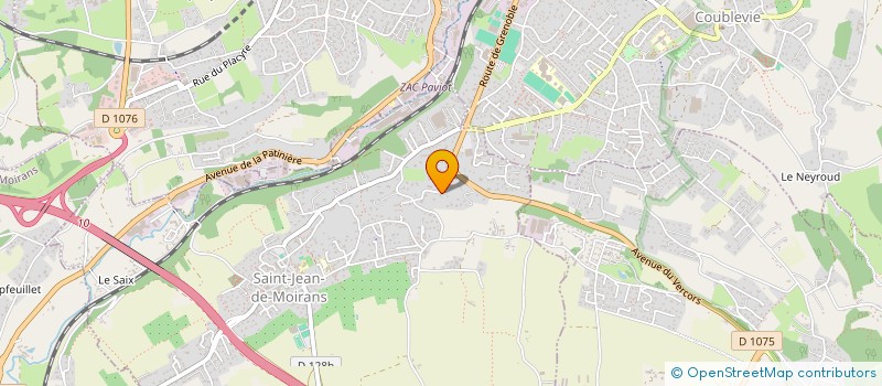 localisation de l'entreprise LEONARD PARTNERS  SAINT-JEAN-DE-MOIRANS