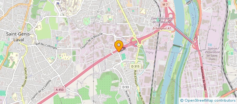 localisation de l'entreprise LEONARD PIERRE PRESTATIONS ET SERVICES  IRIGNY