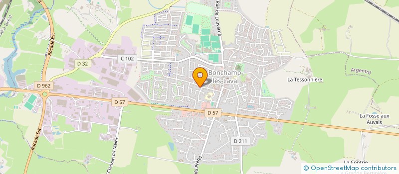 localisation de l'entreprise LEONARD TECHNOLOGIES  BONCHAMP-LES-LAVAL