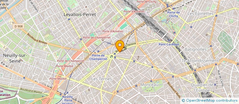 localisation de l'entreprise LEONARD TERNES INVEST  PARIS