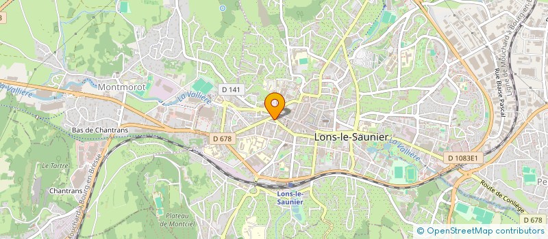 localisation de l'entreprise LEONARDO TRADING  LONS-LE-SAUNIER