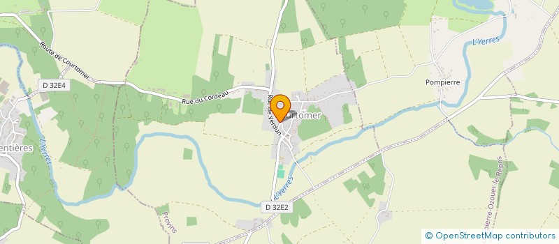 localisation de l'entreprise LEONARS à COURTOMER
