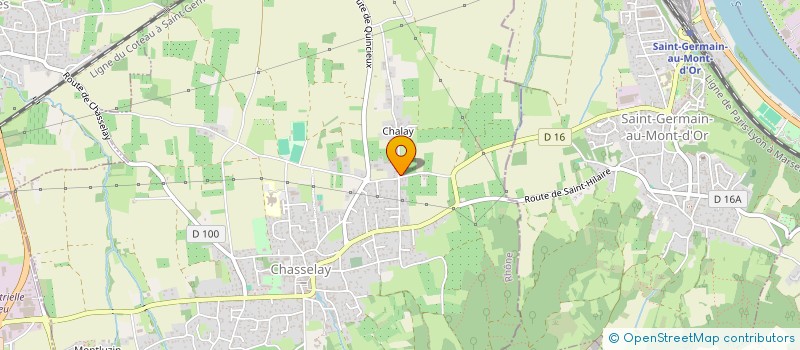 localisation de l'entreprise LEONAUR  CHASSELAY