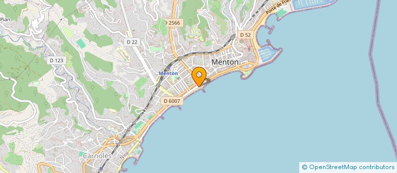 localisation de l'entreprise LEONCE à MENTON