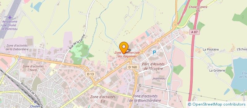 localisation de l'entreprise LEONCHO à CHOLET