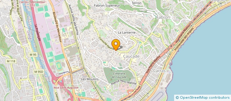 localisation de l'entreprise LEONE  NICE