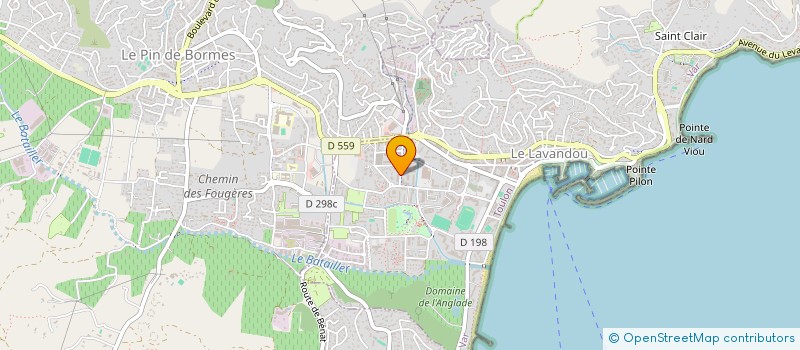 localisation de l'entreprise LEONE à LE LAVANDOU