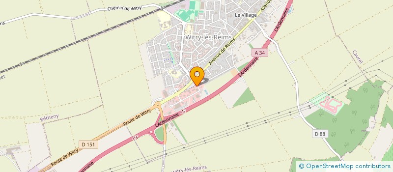 localisation de l'entreprise LEONE  WITRY-LES-REIMS