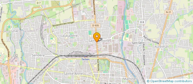 localisation de l'entreprise LEONE  TARBES