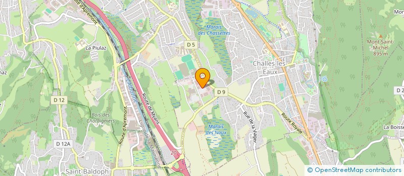 localisation de l'entreprise LEONE AVOCAT  CHALLES-LES-EAUX