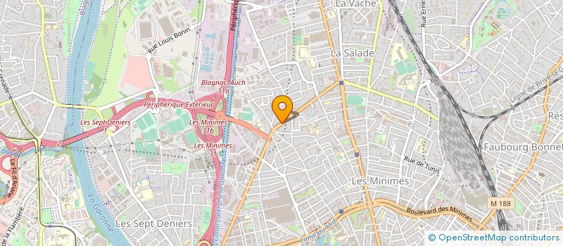localisation de l'entreprise LEONE CADAGNOUS ET JEAN-JACQUES RENEL à TOULOUSE