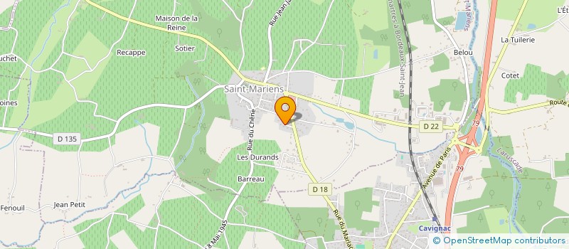 localisation de l'entreprise LEONE NOBLE ART 33  SAINT-MARIENS