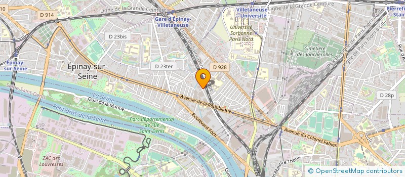 localisation de l'entreprise LEONE STAR EXPRESS à EPINAY-SUR-SEINE