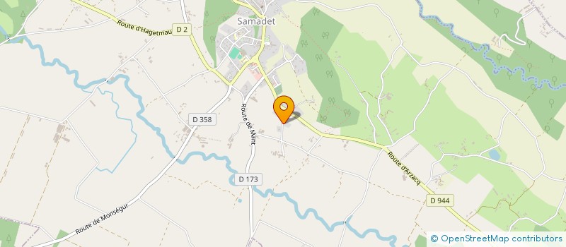 localisation de l'entreprise LEONEL  SAMADET