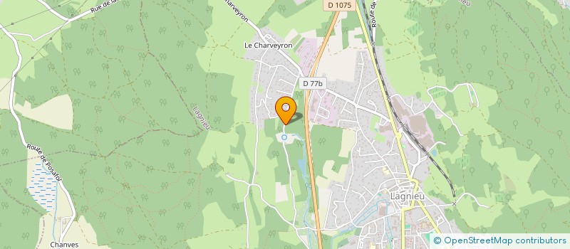 localisation de l'entreprise LEONELLI RENOVATION  LAGNIEU